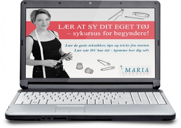 Lær at sy online kursus MariaDenmark