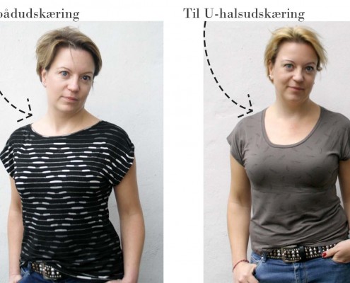Sådan ændrer du halsudskæringen